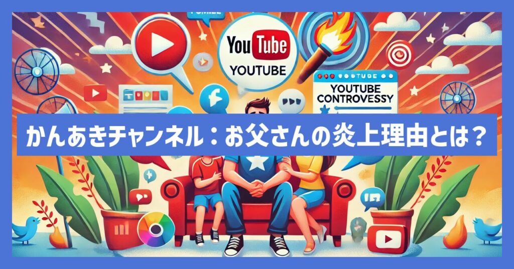 かんあきチャンネル：お父さんの炎上理由とは？仕事やタトゥーも調査！