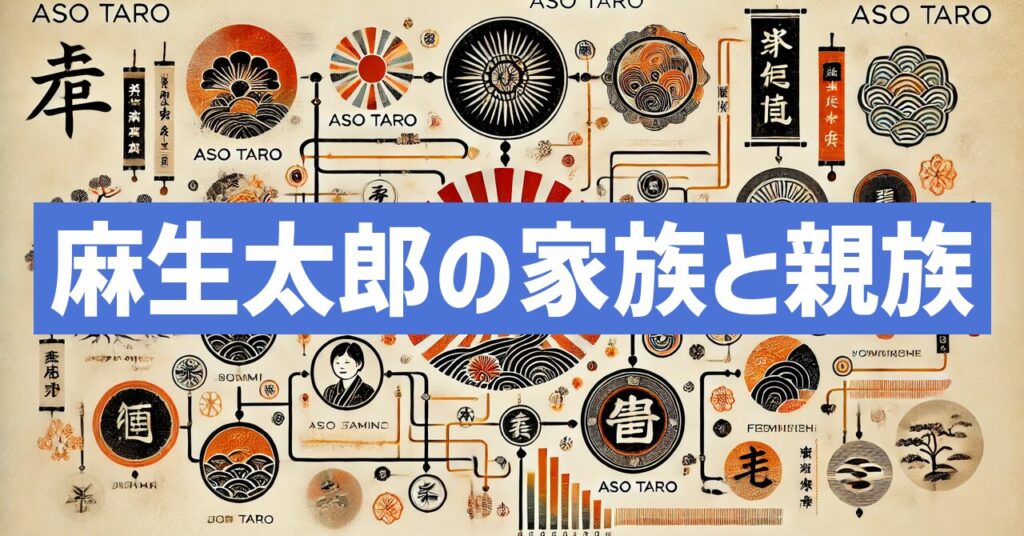 麻生太郎の家族と親族の詳細